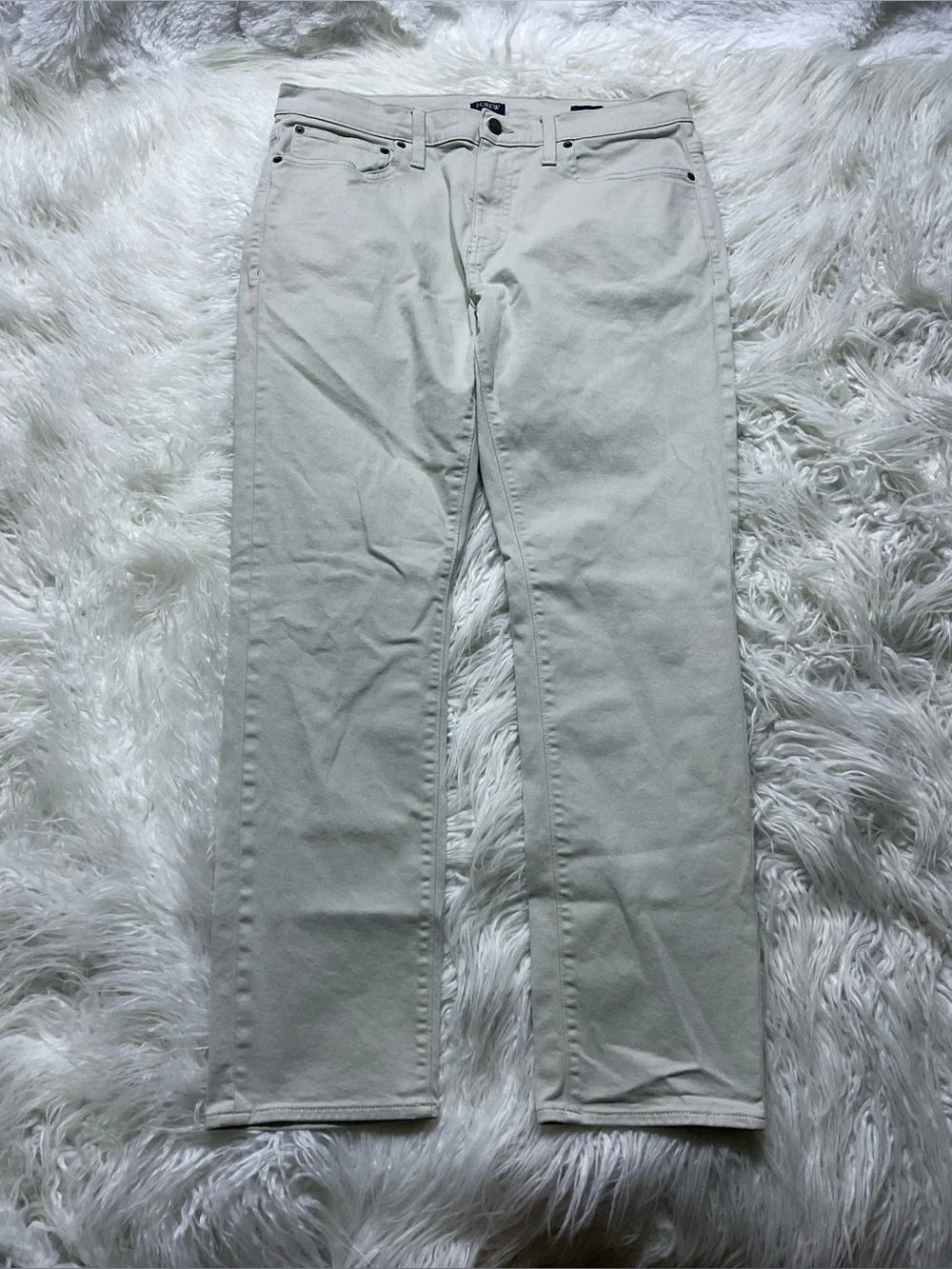 J Crew Slim-fit Garment-dyed Five-pocket Jean in Stone